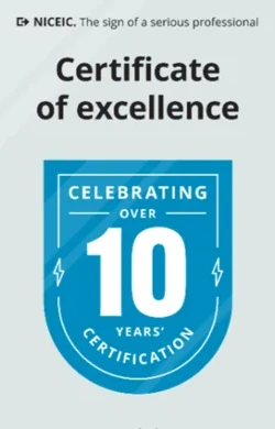 niceic excellence logo