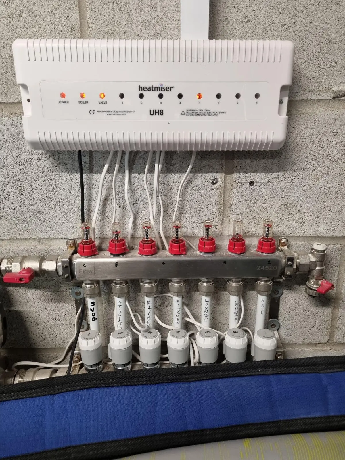 Wiring centre installation